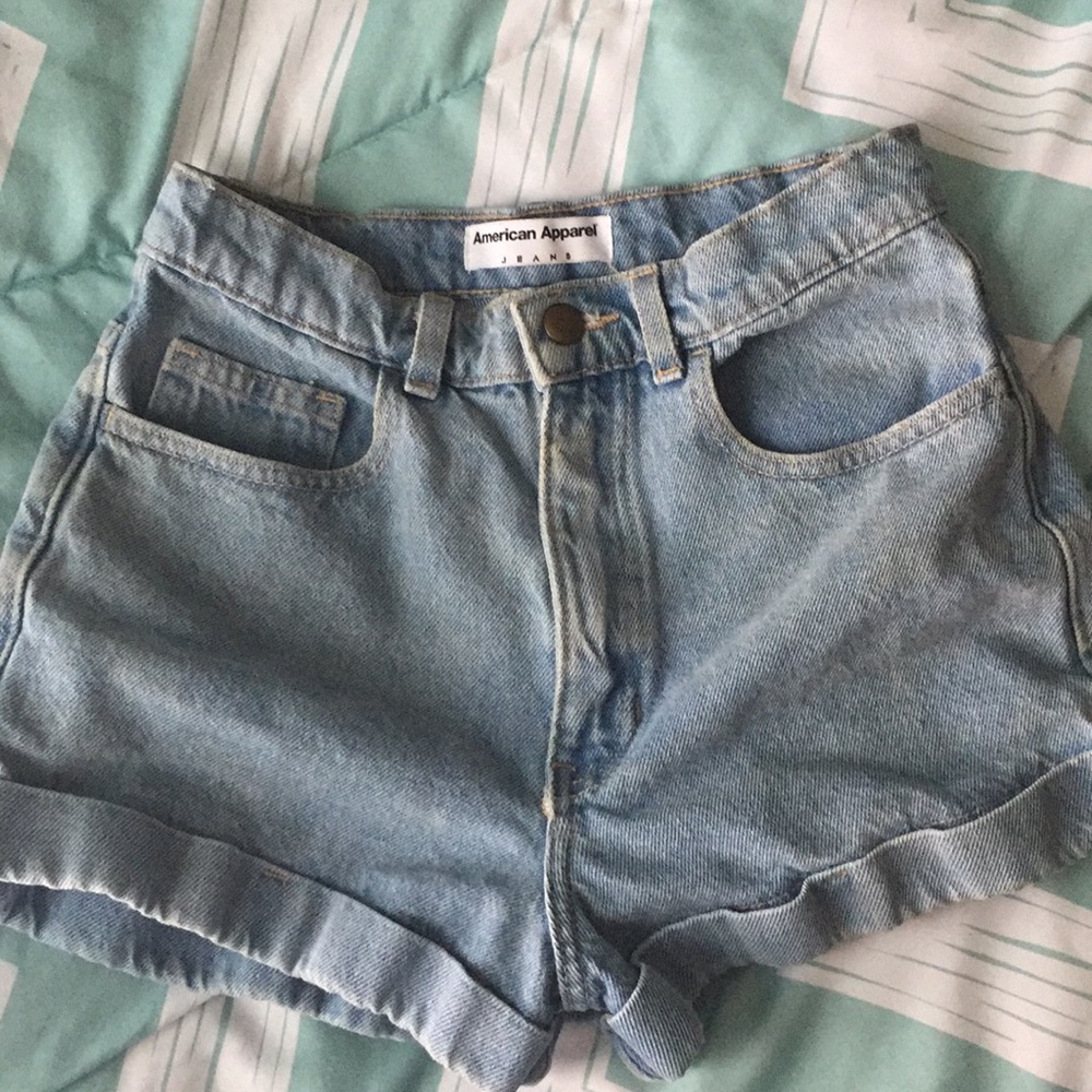 American Apparel Denim Shorts